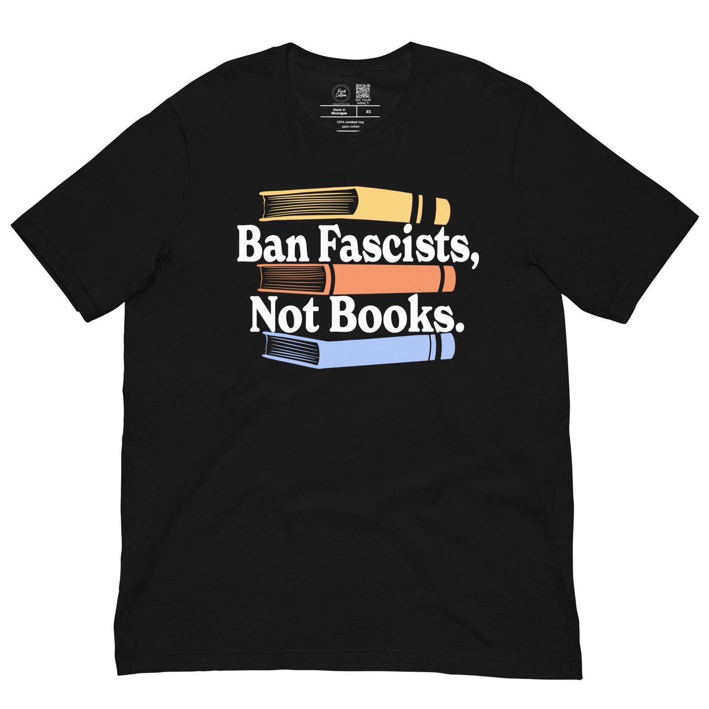 Ban Fascists Not Books Classic Tee