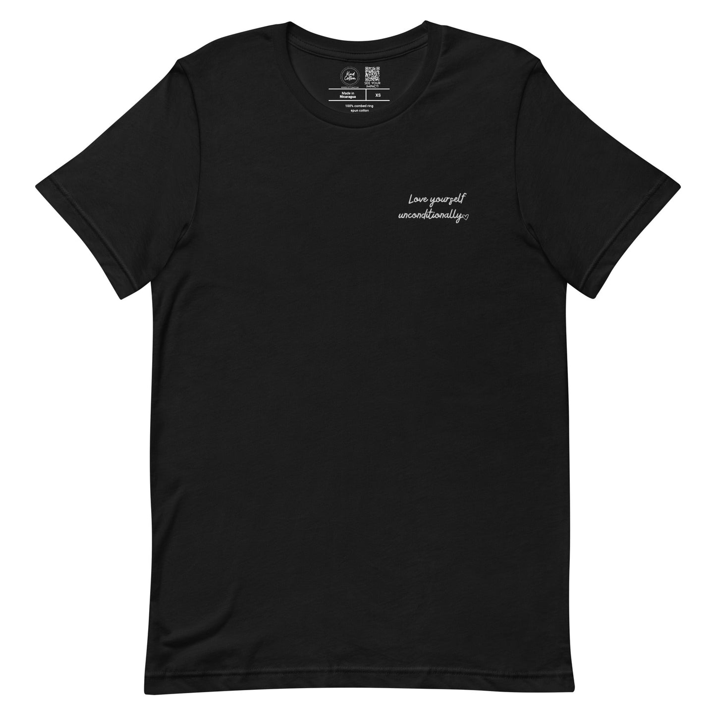 Love Yourself Unconditionally Embroidered Classic Tee