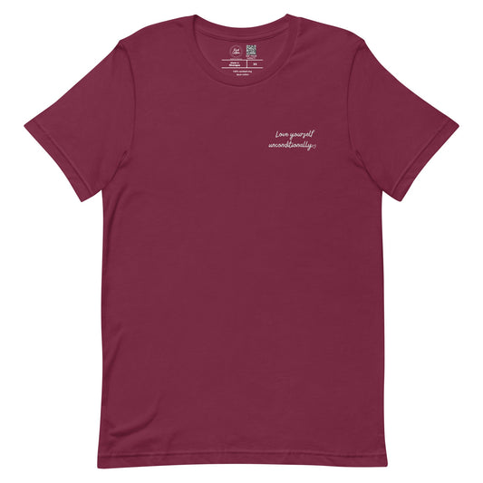 Love Yourself Unconditionally Embroidered Classic Tee