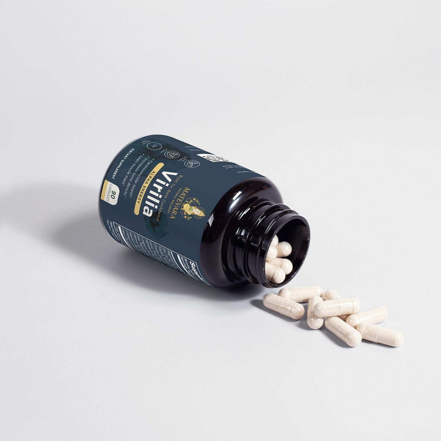 Virilia Alpha Energy |Men’s Vitality Support Capsules | 90 Count