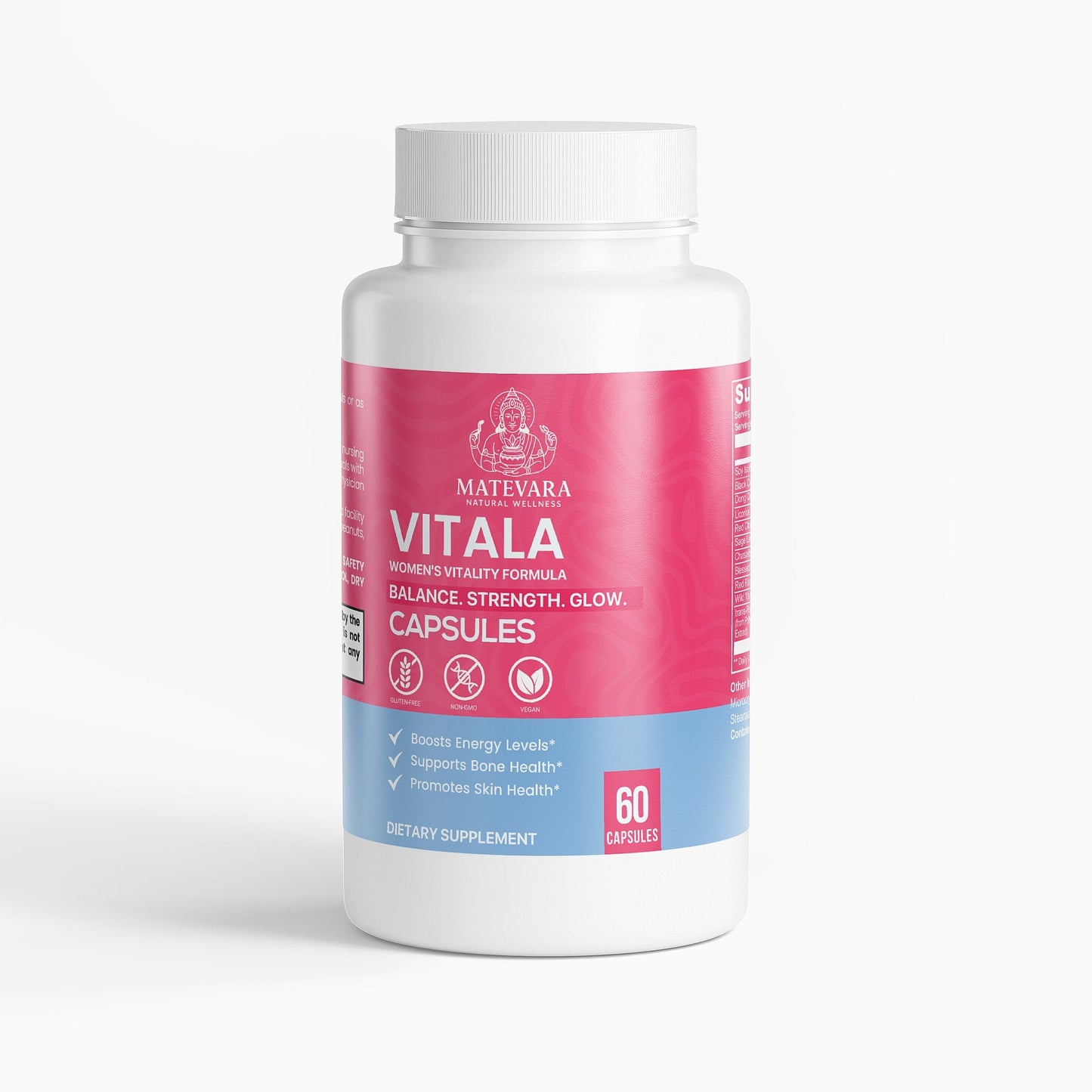 Vitala Women’s Vitality Formula | Women's Cycle & Menopause Support | 60 Count